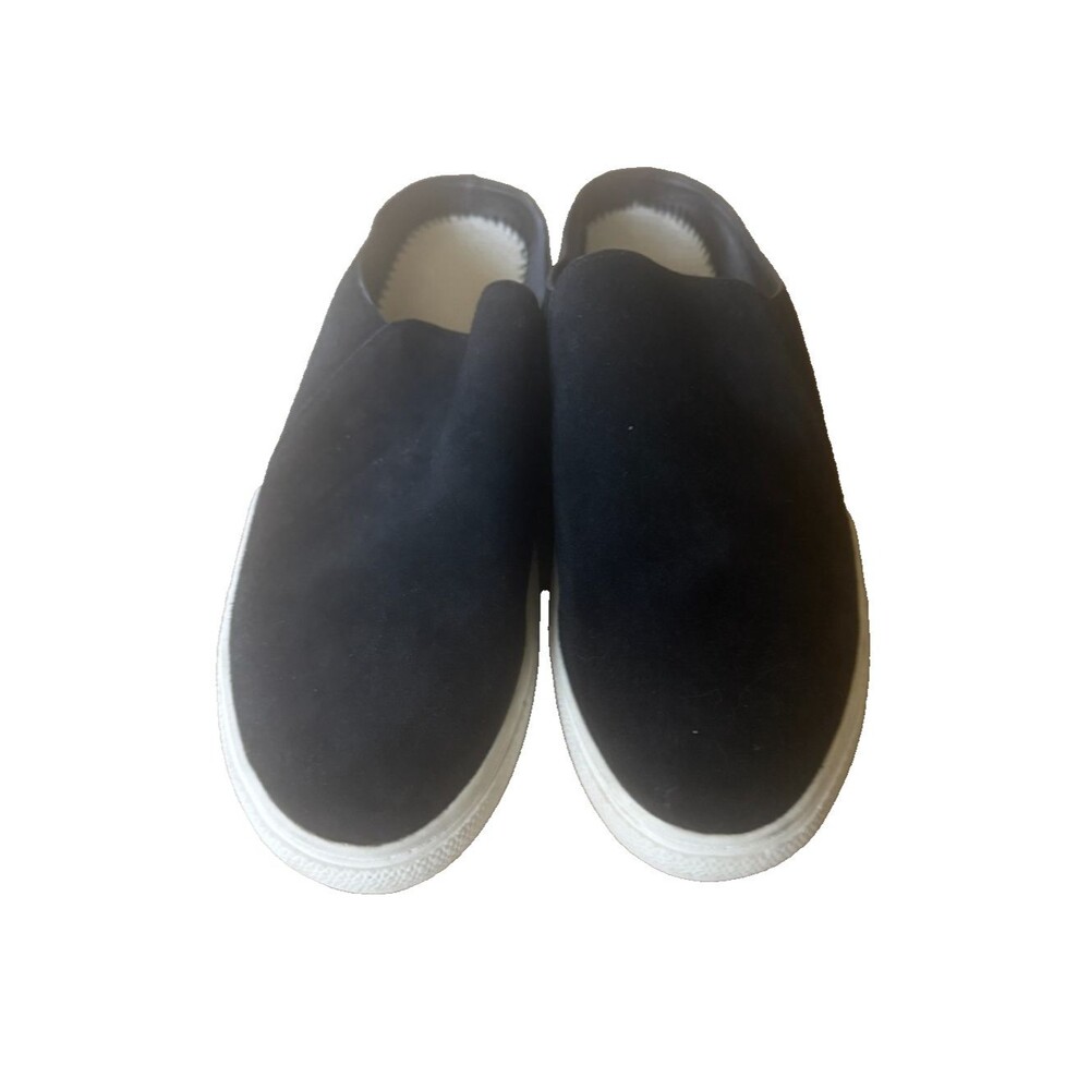 New CASLON Black Suede Slip On Mules Size 10M